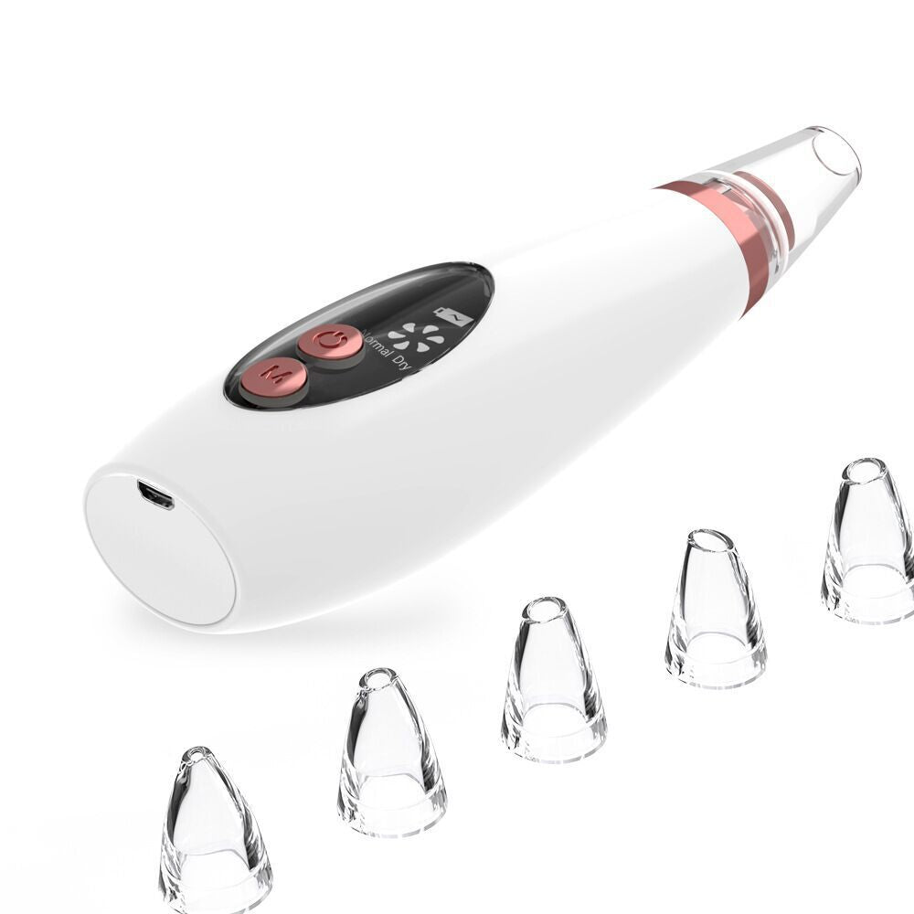 Portable Blackhead Vacuum - USB Rechargeable Pore Cleaner & Acne Suction Tool