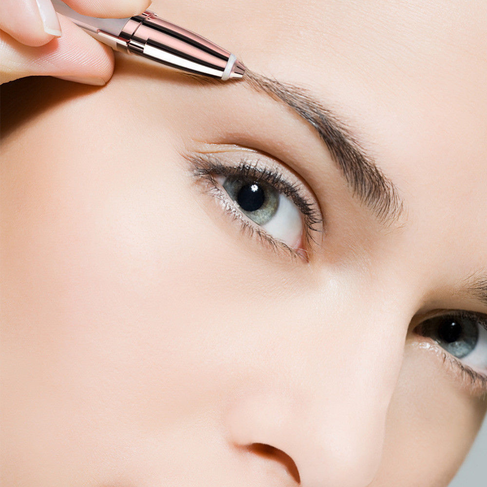 Electric Eyebrow Trimmer - Painless Precision Brow Hair Remover Pen