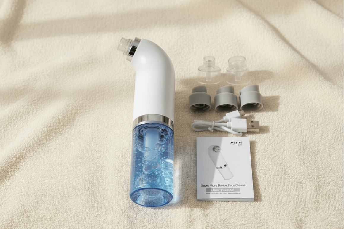 Rechargeable Blackhead Vacuum - Pore Cleaner & Comedone Extractor Tool