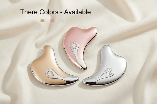 LED Gua Sha Facial Massager - Electric Microcurrent Face Lifting & Slimming Tool